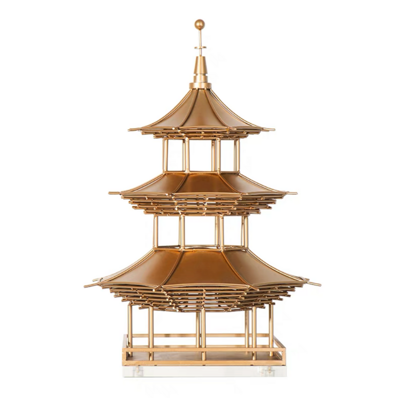Golden Pagoda Ornament