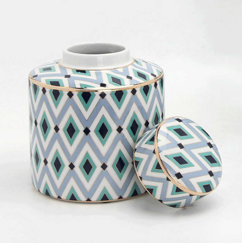 Retro Ginger Jar Vase