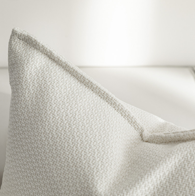 Modern White Pillow Case
