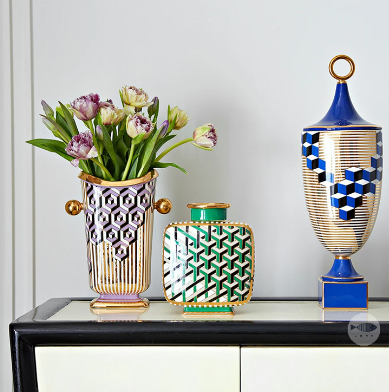 Eclectic Retro Vase