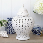Casablanca Ginger Jar and Covered Lantern