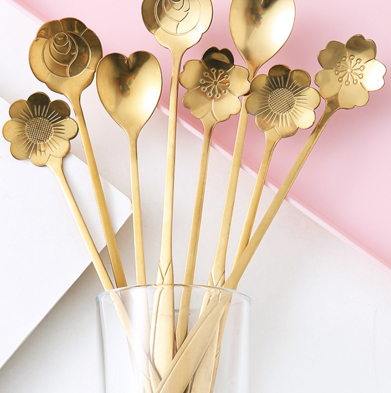 Fleur Long Tea Spoon