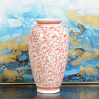 Coral Ceramic Vase