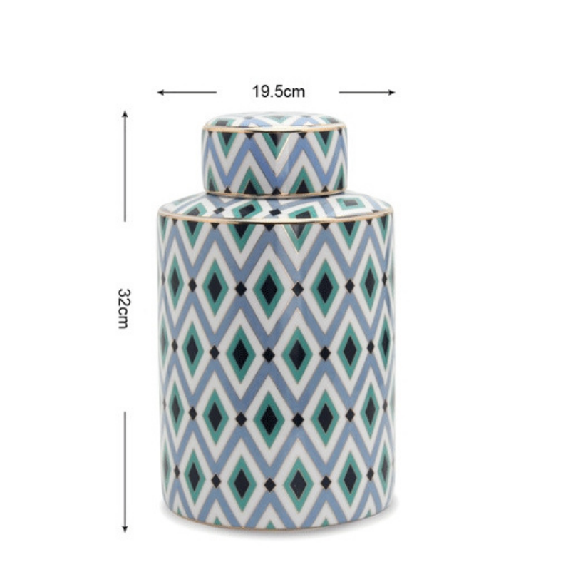 Retro Ginger Jar Vase