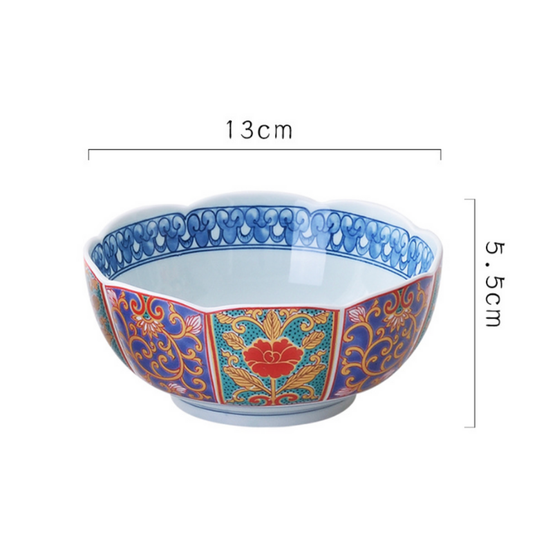 Imperial Chinoiserie Style Ceramic Bowl