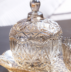 Vienna Crystal Glass Jars Set
