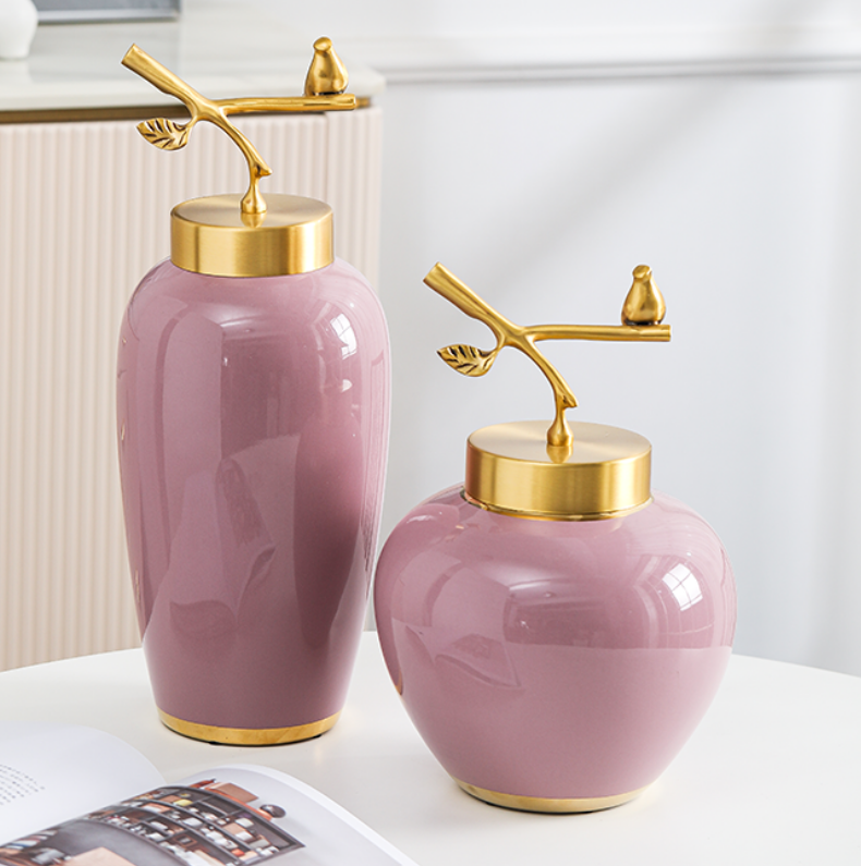 Lavande Ginger Jar Vase Set