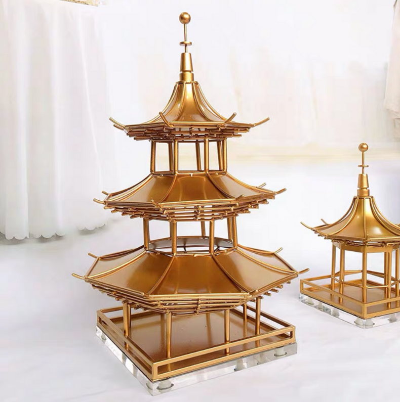 Golden Pagoda Ornament