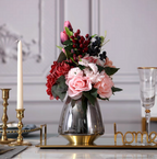 Rose Dore Flowers and Vase