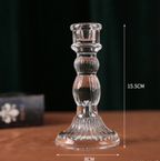 Glass Candleholders