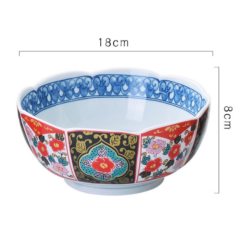 Imperial Chinoiserie Style Ceramic Bowl