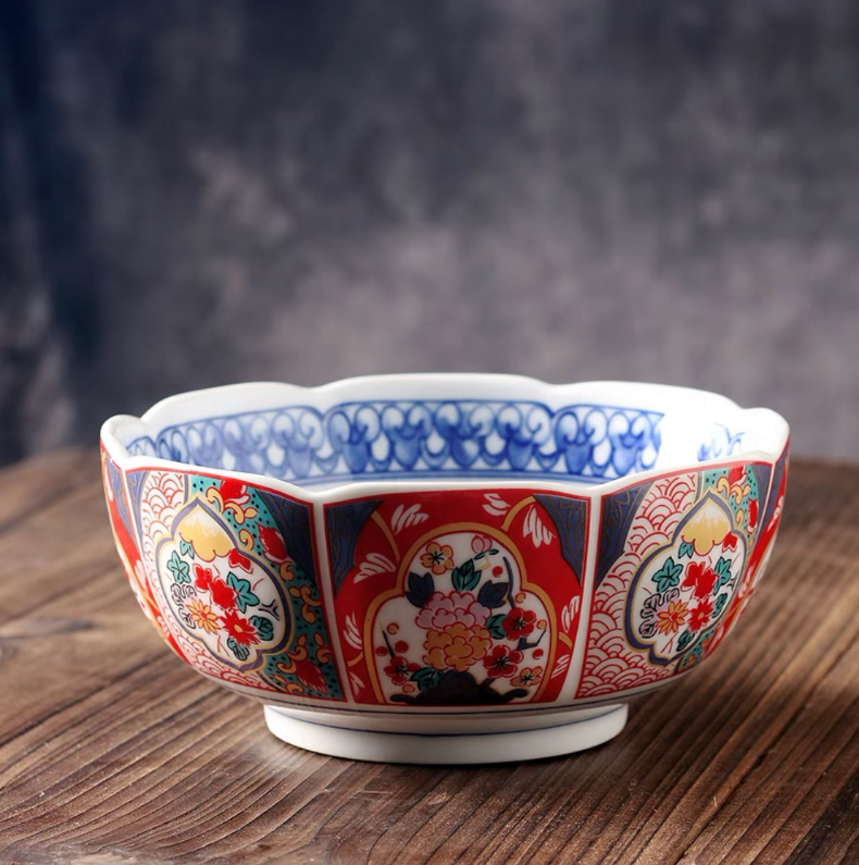 Imperial Chinoiserie Style Ceramic Bowl