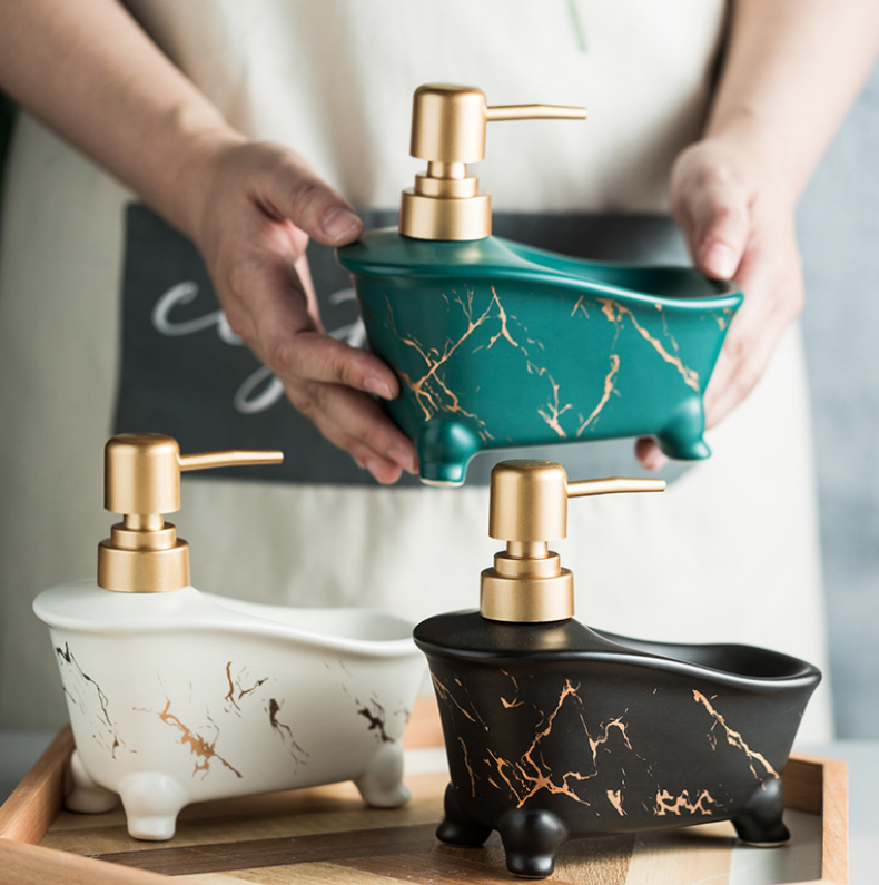 Bathtub Marble Soap Dispenser