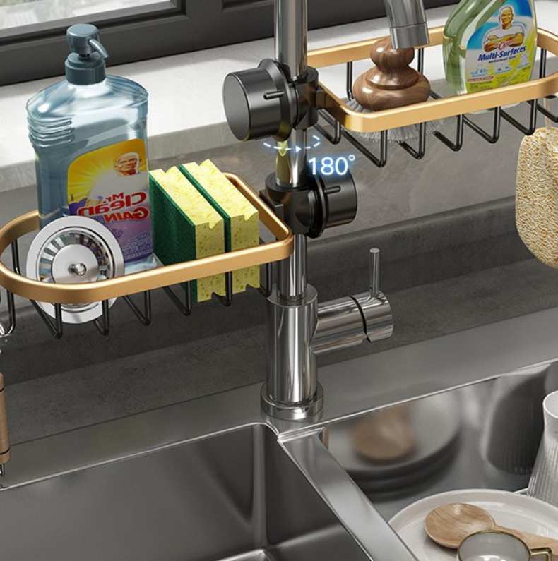 Kitchen and Bathroom Hanging Storage Rack