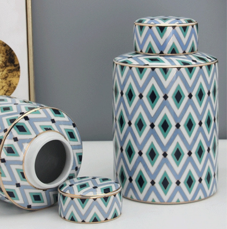 Retro Ginger Jar Vase