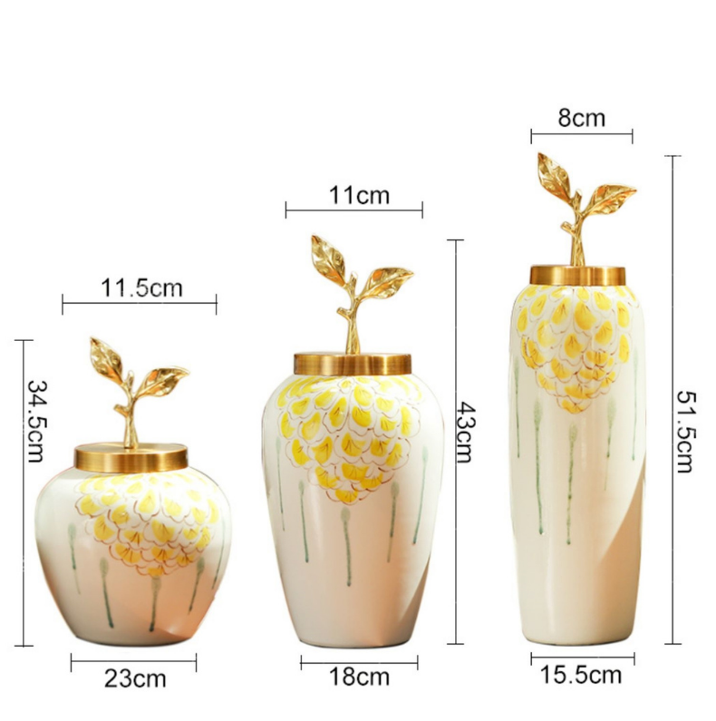 Primrose Ginger Jar Vase