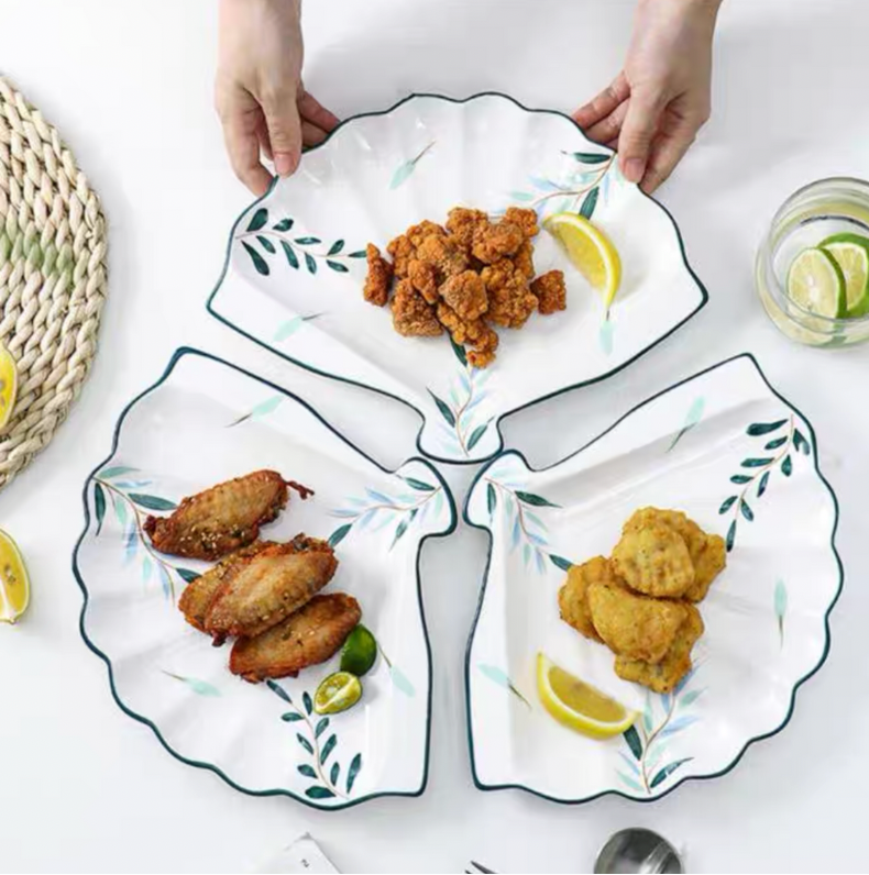 Uchiwa Ceramic Plate