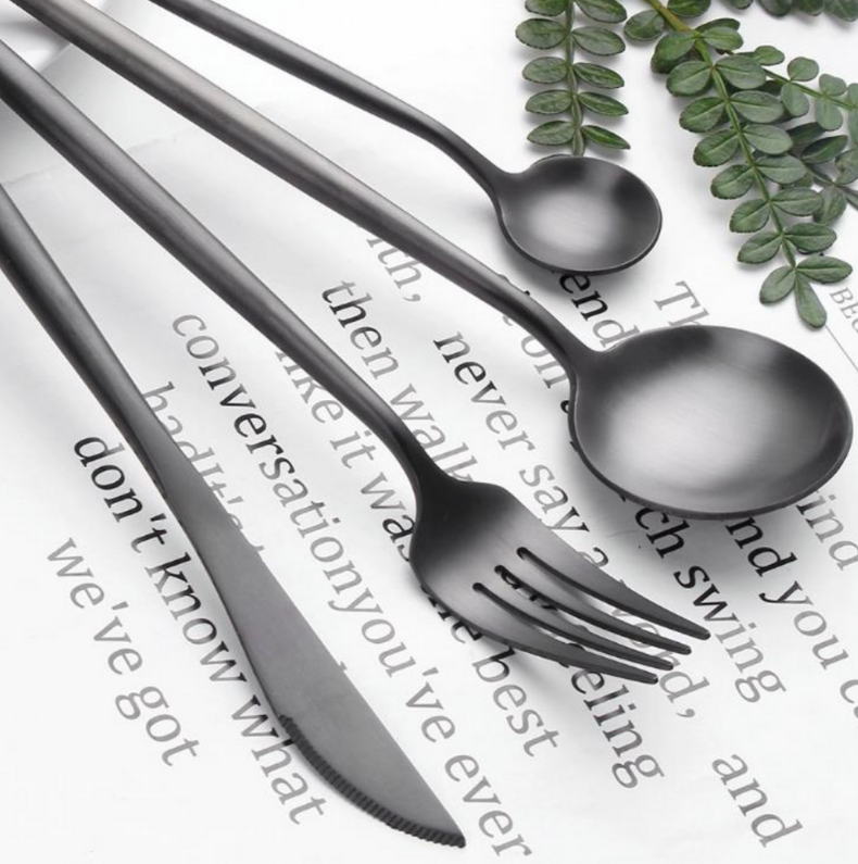 Lafayette Flatware Set All Black