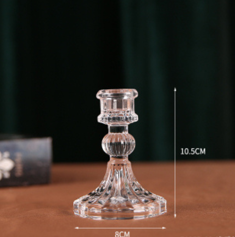 Glass Candleholders
