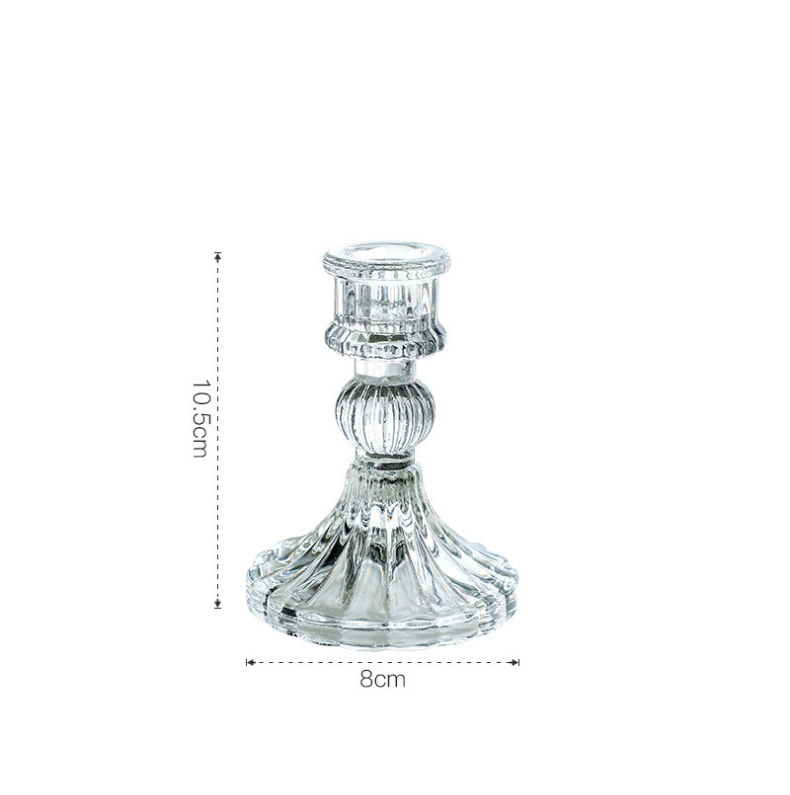 Glass Candleholders