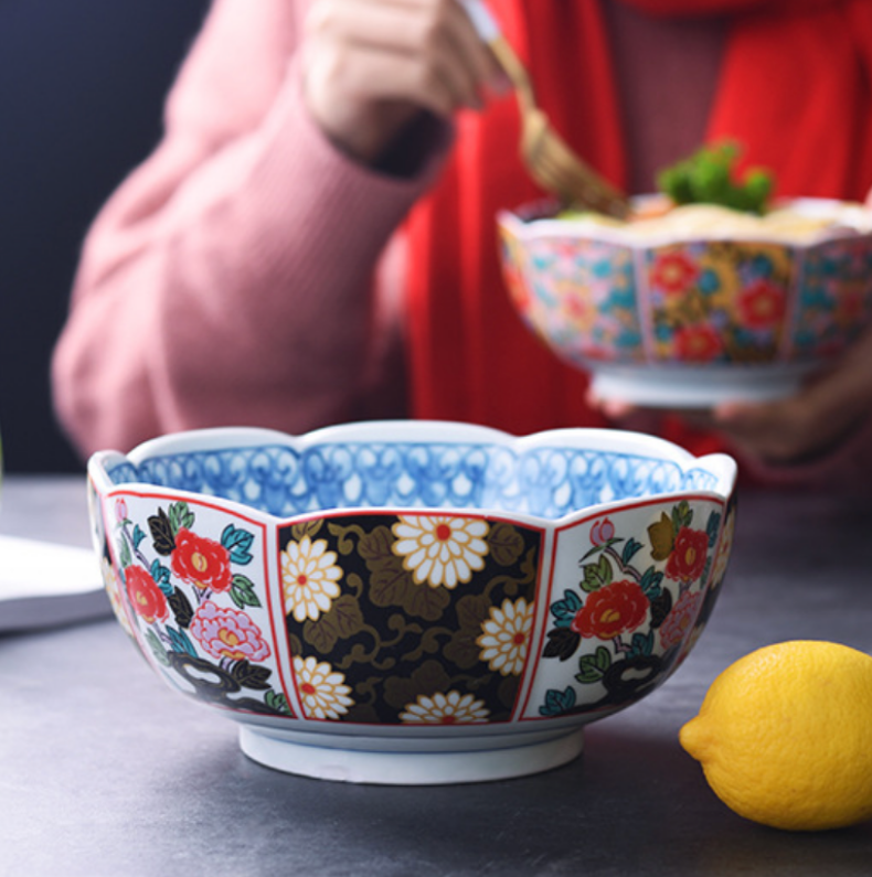Imperial Chinoiserie Style Ceramic Bowl