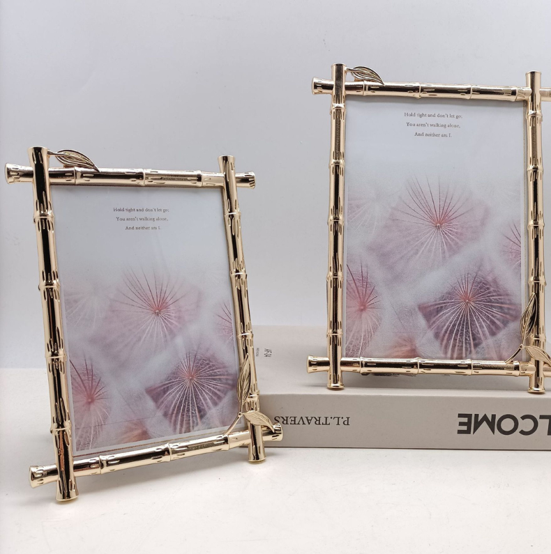 GIFTING INSPIRATION - Gold Bamboo Picture Frame