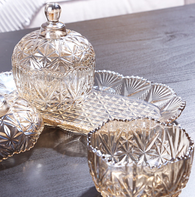 Vienna Crystal Glass Jars Set