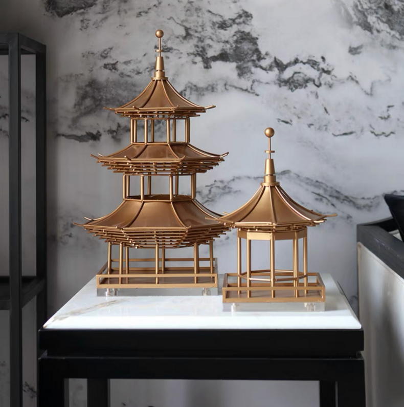 Golden Pagoda Ornament