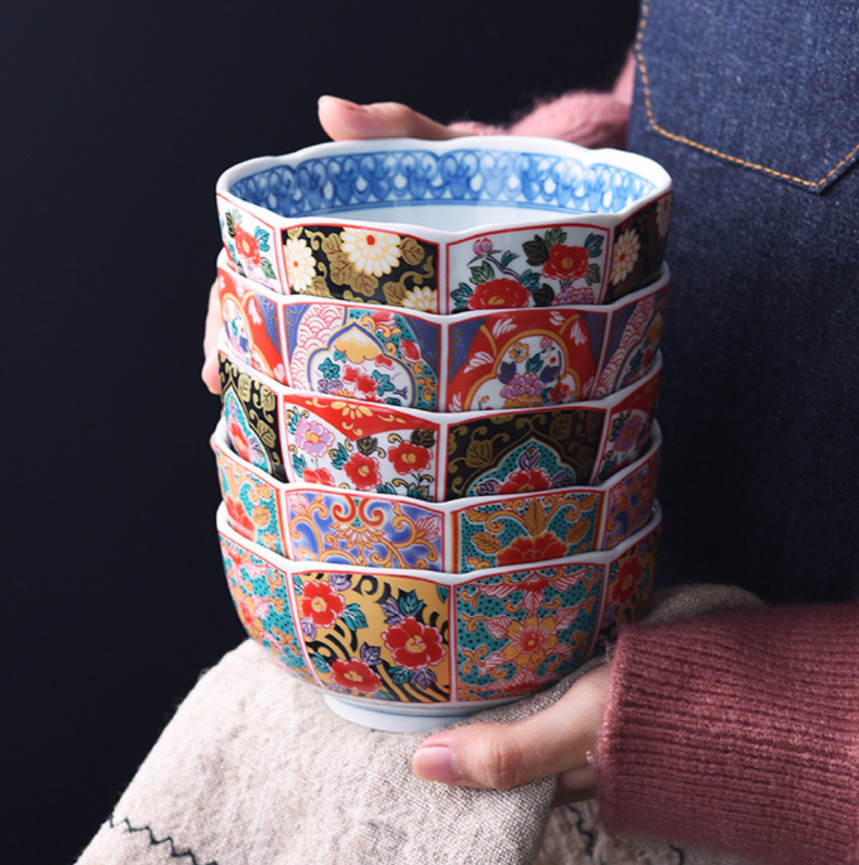 Imperial Chinoiserie Style Ceramic Bowl