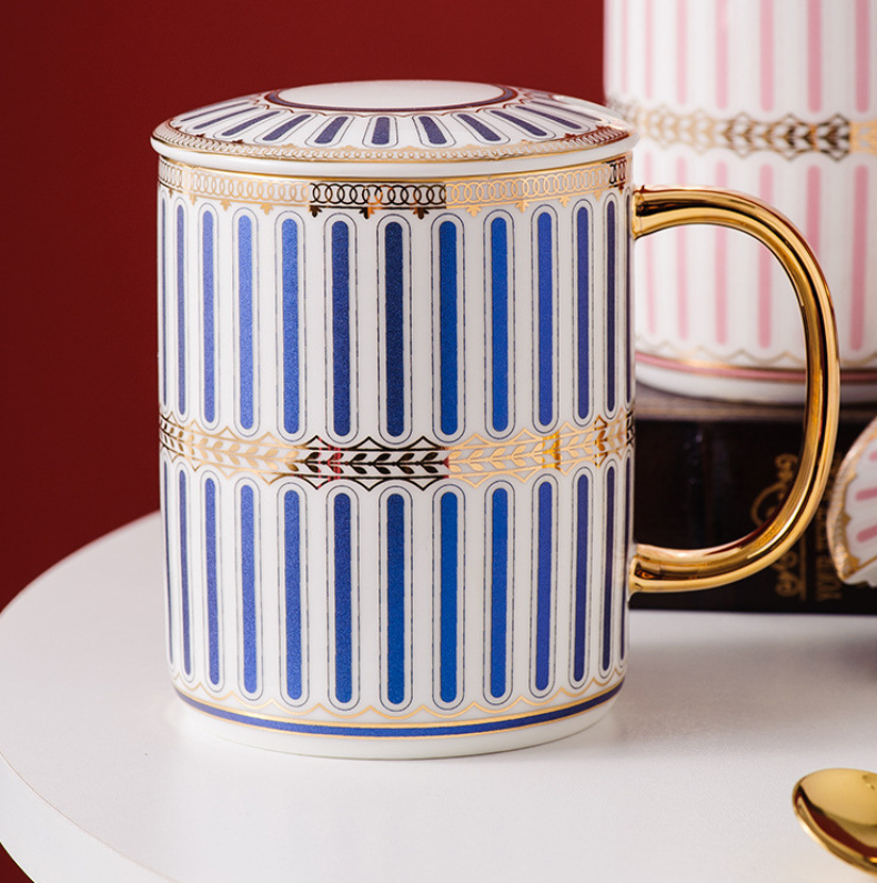 GIFTING INSPIRATION - Blue and Pink Royale Drinking Mug