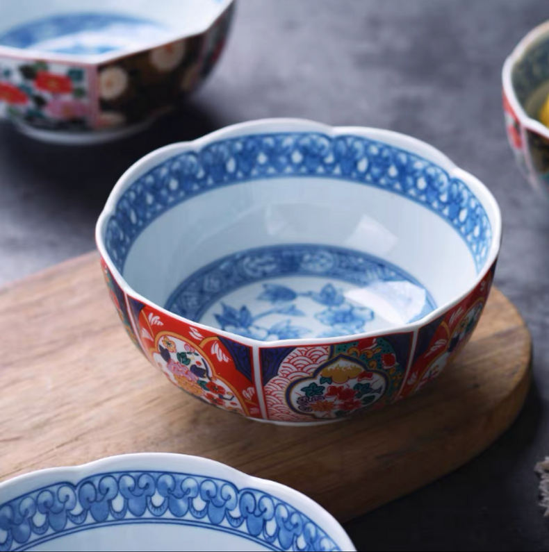 Imperial Chinoiserie Style Ceramic Bowl