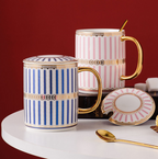 GIFTING INSPIRATION - Blue and Pink Royale Drinking Mug