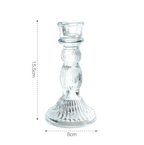 Glass Candleholders