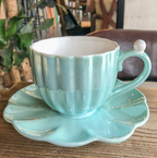 Ariel Mug and Saucer Set