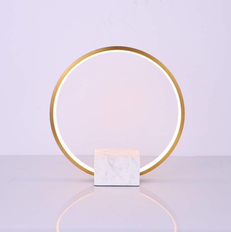 Modern Round Marble Table Lamp