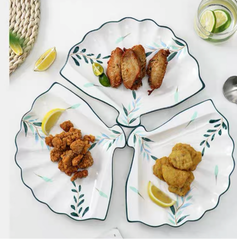 Uchiwa Ceramic Plate