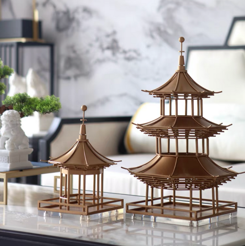 Golden Pagoda Ornament