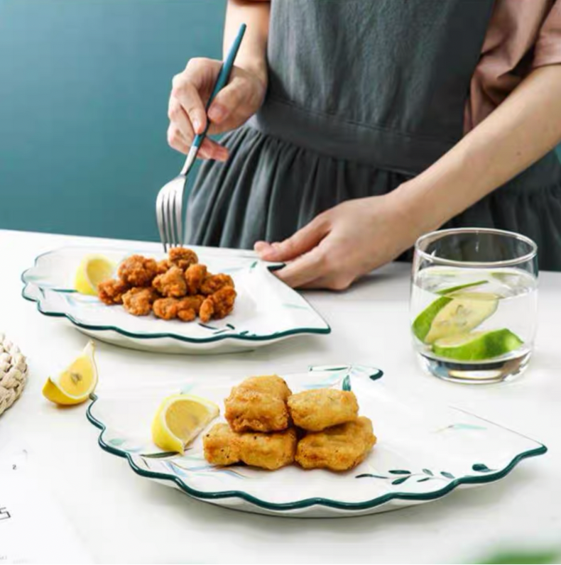 Uchiwa Ceramic Plate