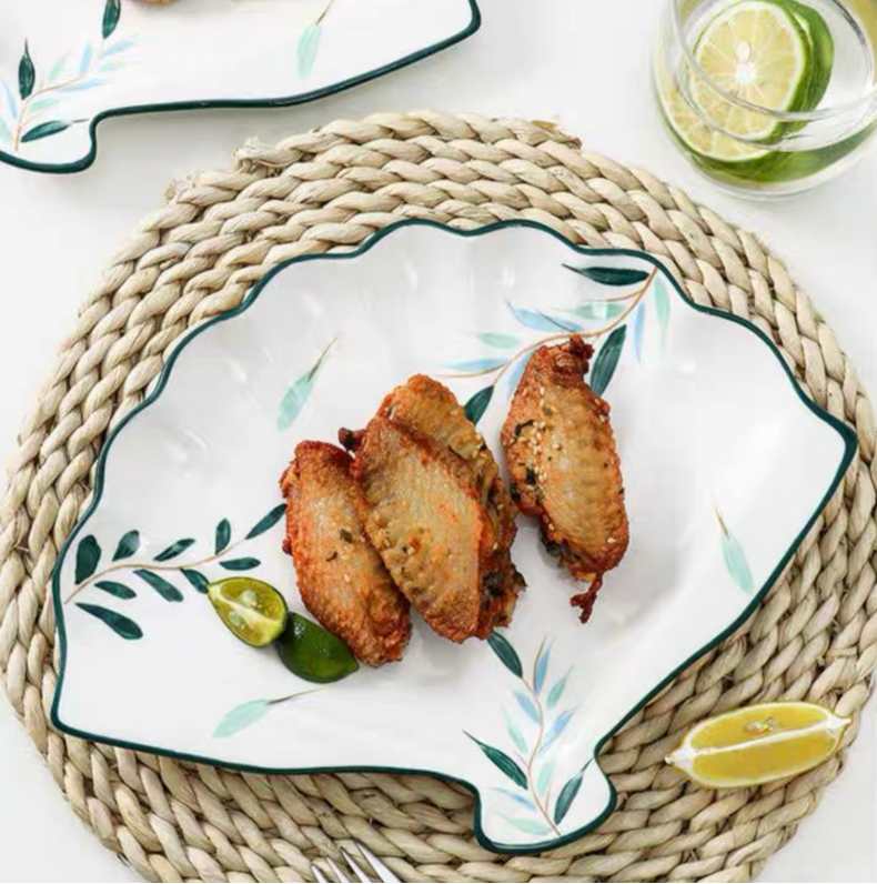 Uchiwa Ceramic Plate