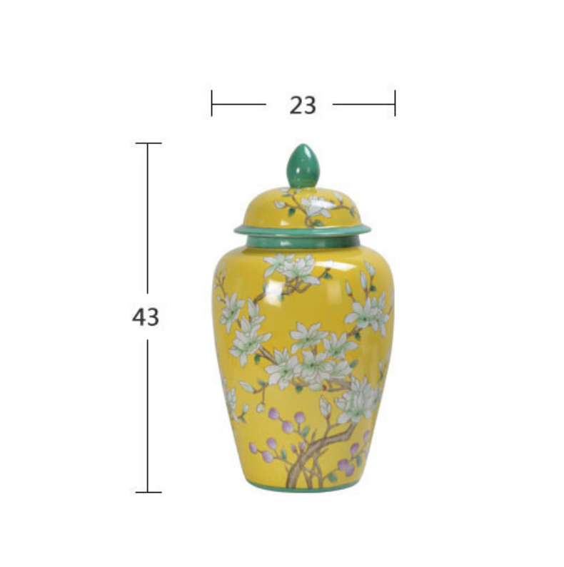 Amarilla Yellow Ginger Jars
