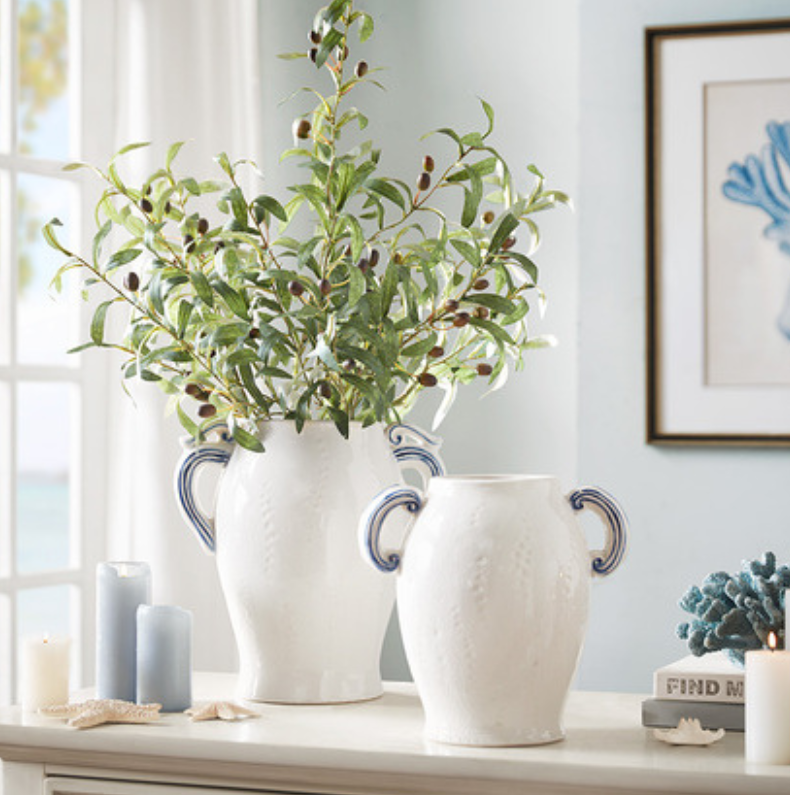 Balmoral White Ceramic Vase