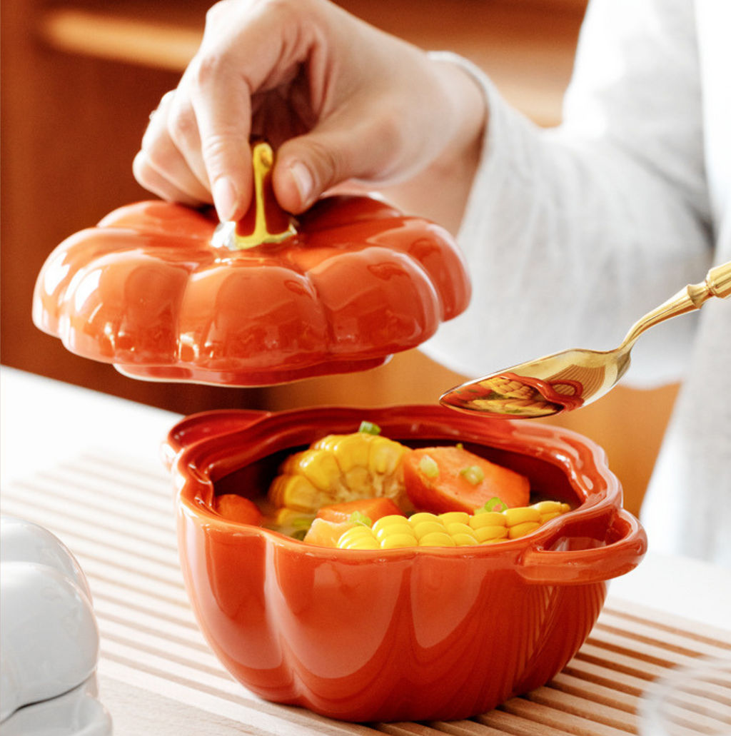 GIFTING INSPIRATION - Pumpkin Bowl with Lid