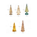 Glowing Glass Christmas Tree Decoration