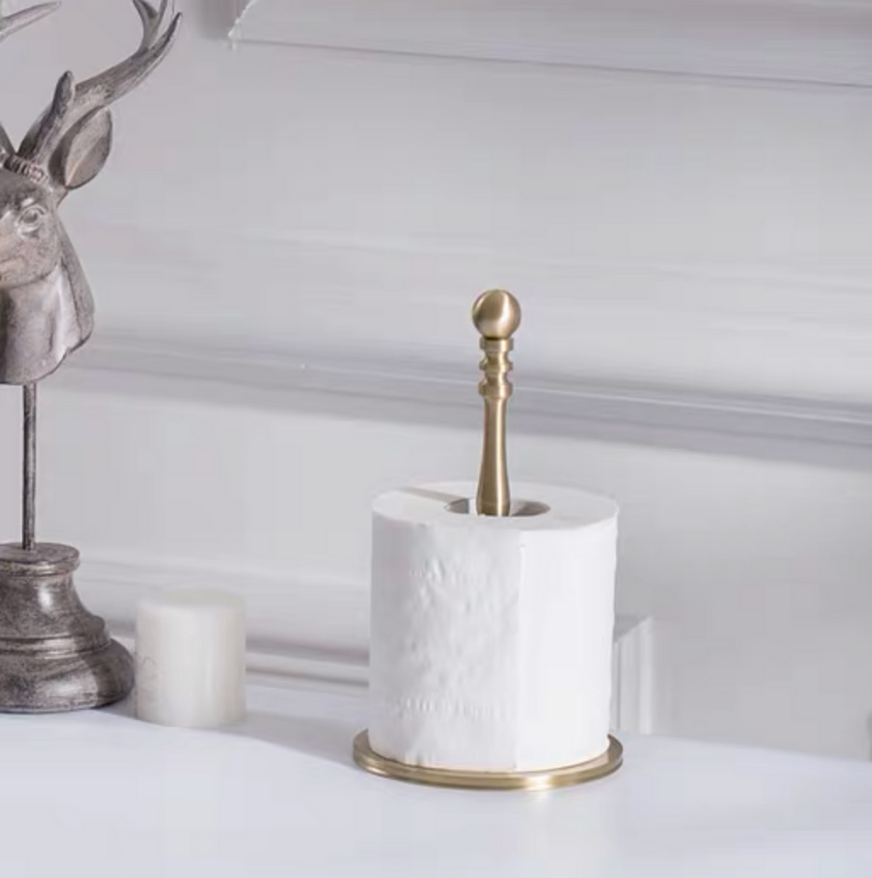 Brass Paper Towel Holder