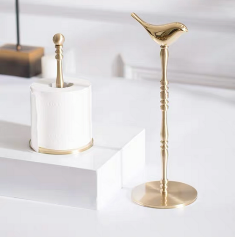Brass Paper Towel Holder