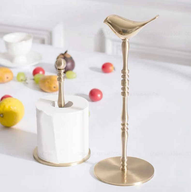 Brass Paper Towel Holder