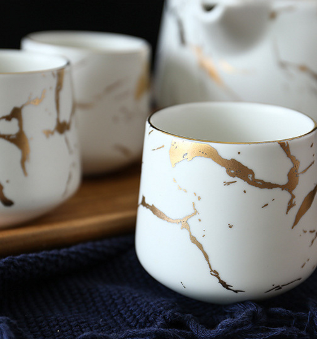 GIFTING INSPIRATION - Vienna Marble Tea Set