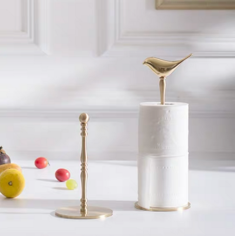 Brass Paper Towel Holder