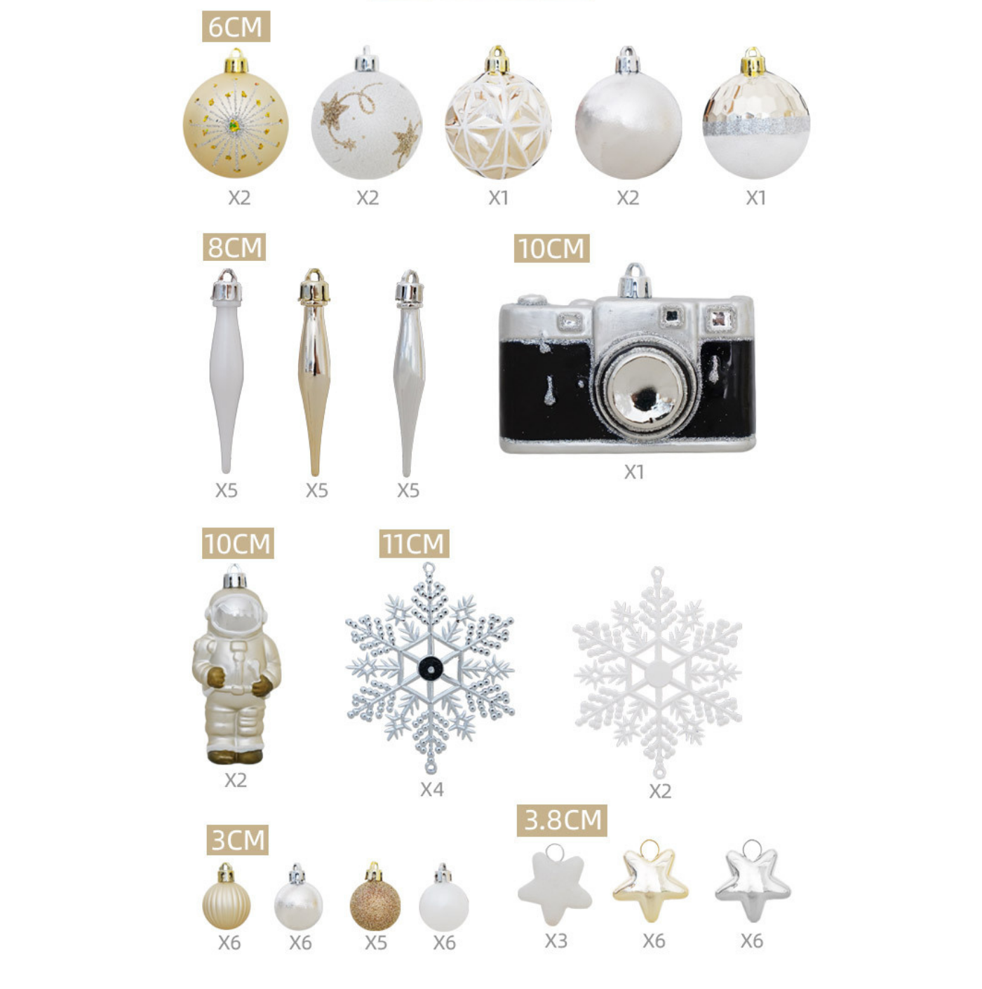 Sally Christmas Ornaments