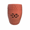 Pink Ceramic Stool